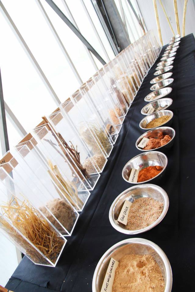 Échantillons de matériaux naturels