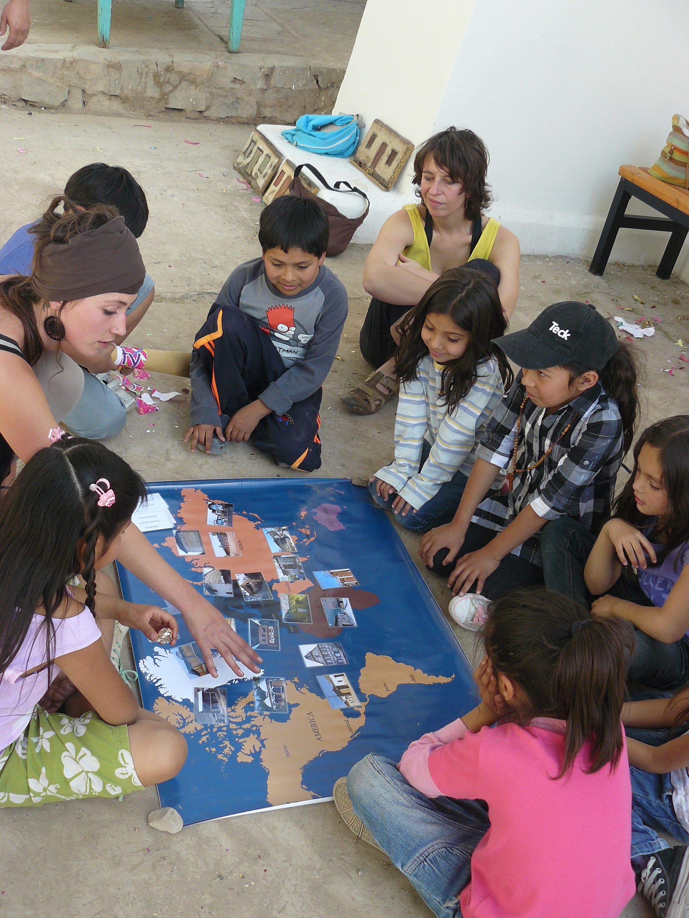 Atelier pédagogique avec enfants